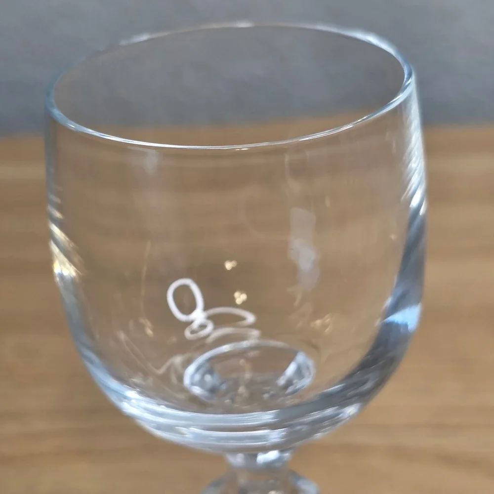 Vintage Import Assoc. Claudia Bohemia Crystal Cordial Aperitif Glasses Set of 4
